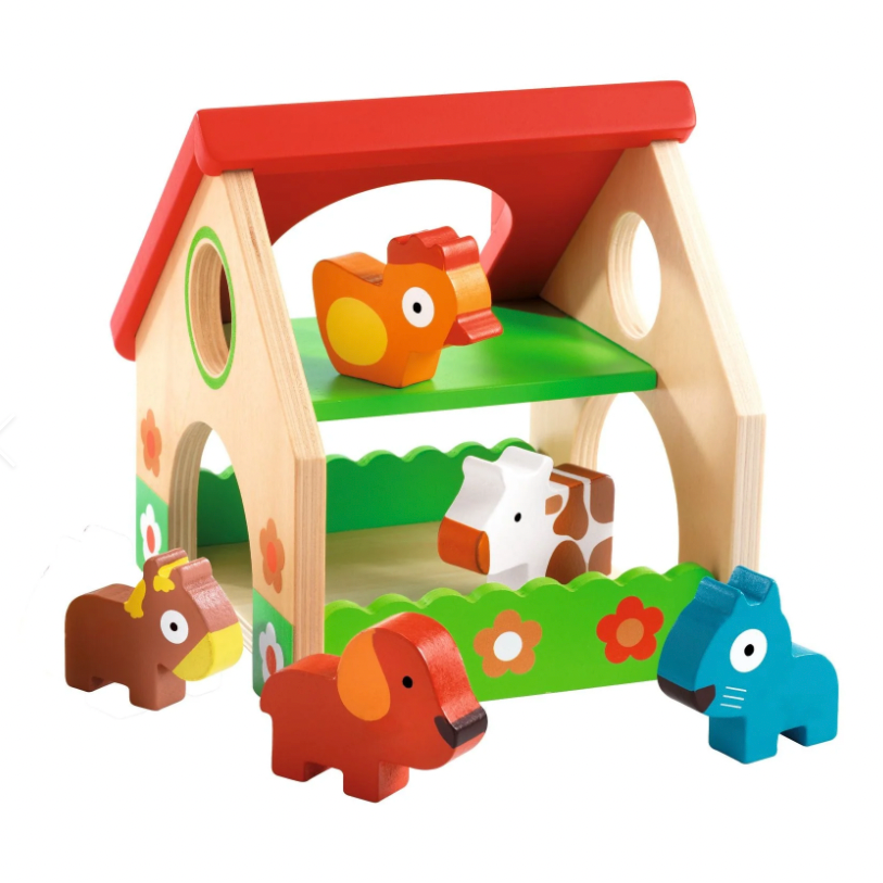 Minifarm Wooden Farm Set