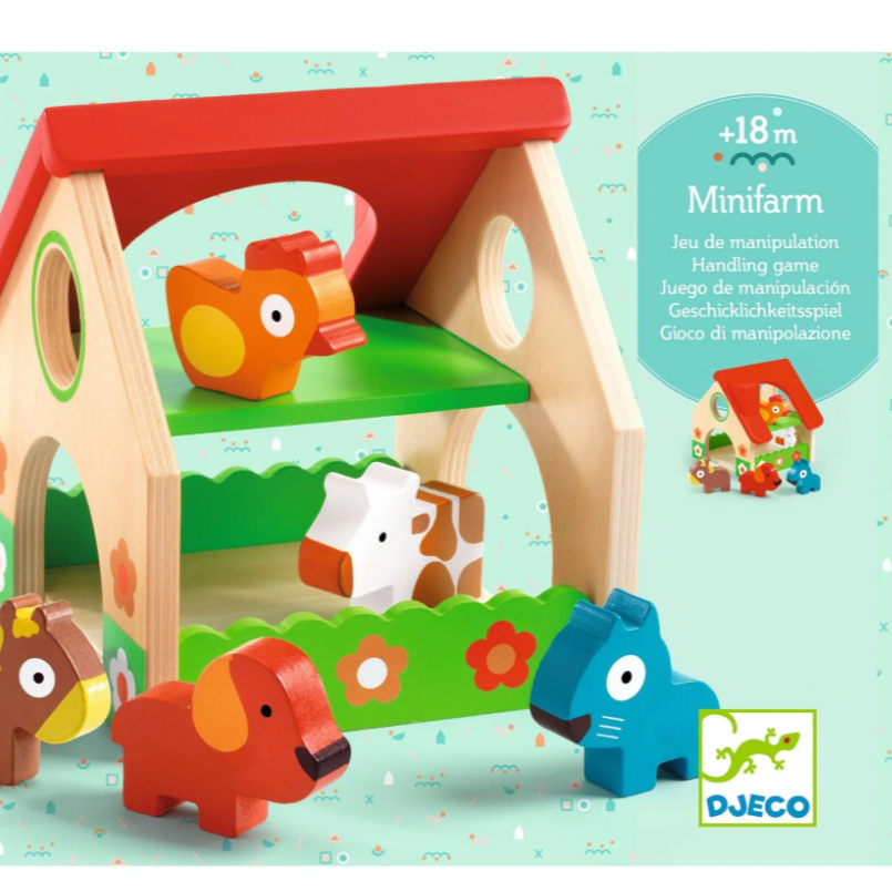 Minifarm Wooden Farm Set