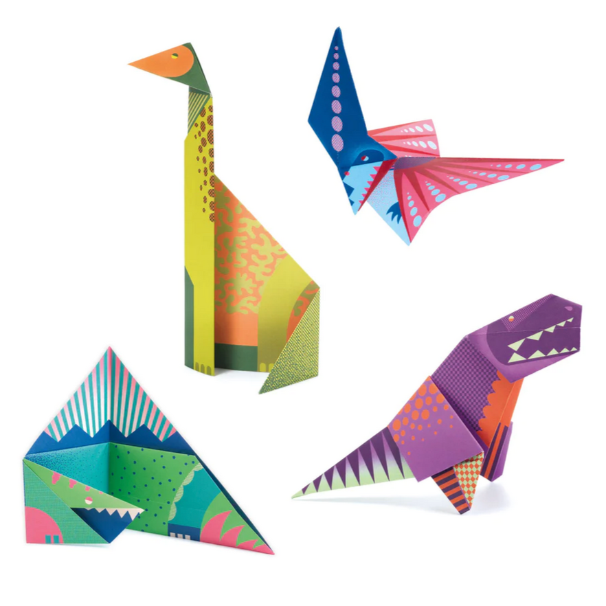 Dinosaur Origami Paper Craft Kit