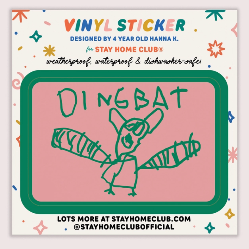 Dingbat Vinyl Sticker