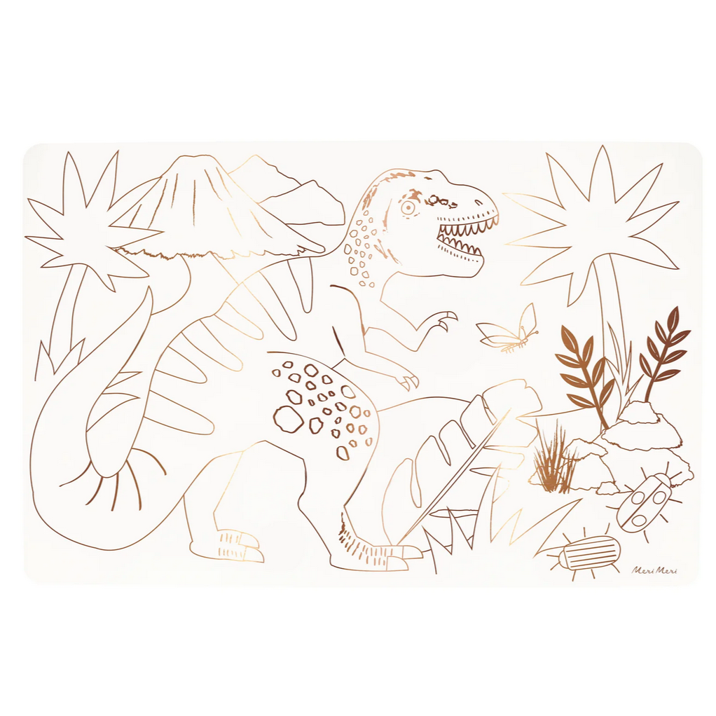 Dinosaurs Colouring Placemats -pk8