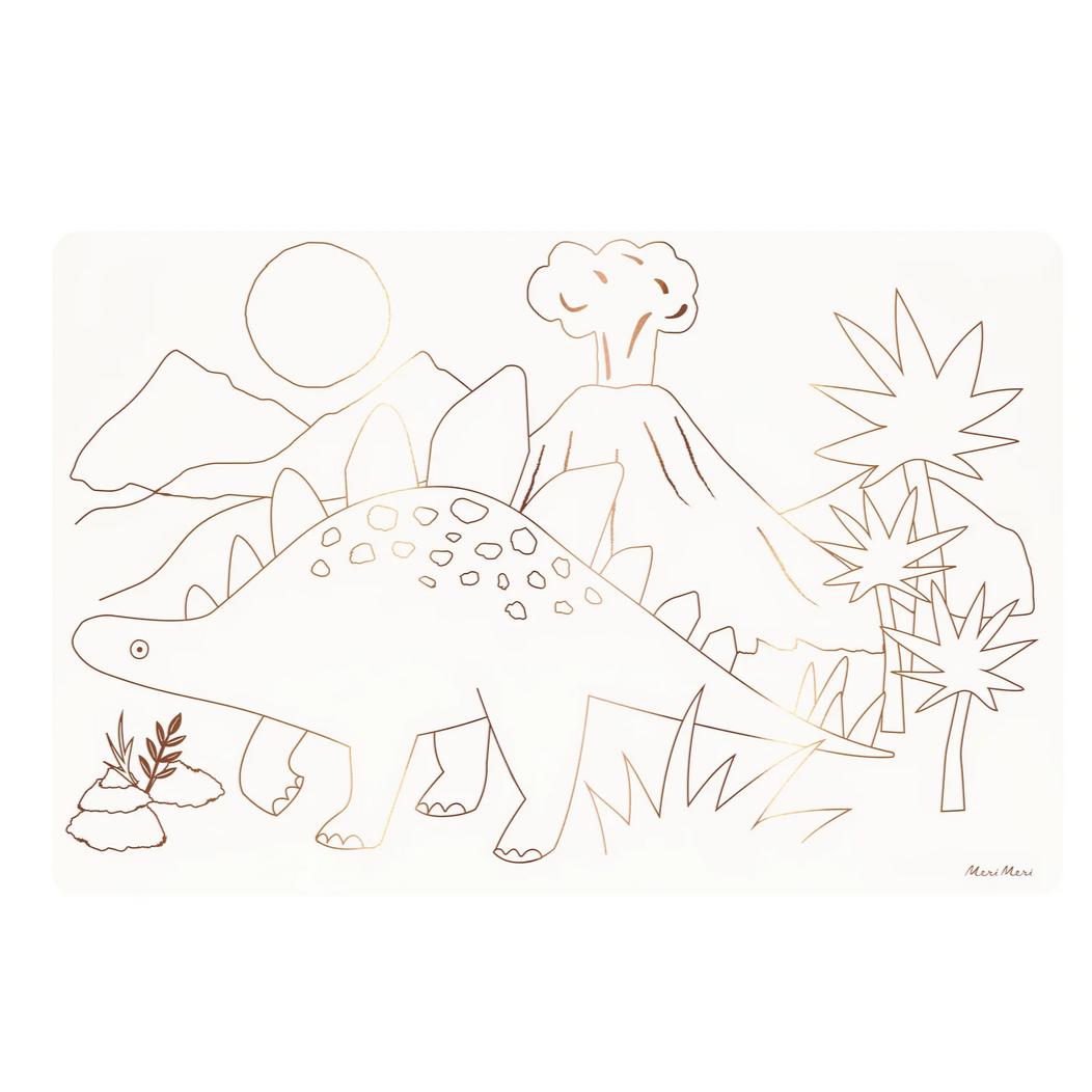 Dinosaurs Colouring Placemats -pk8