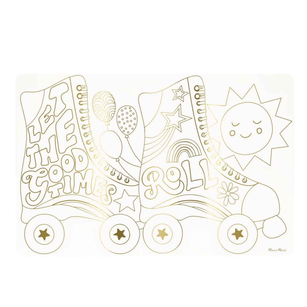 Happy Icons Colouring Placemats -pk8