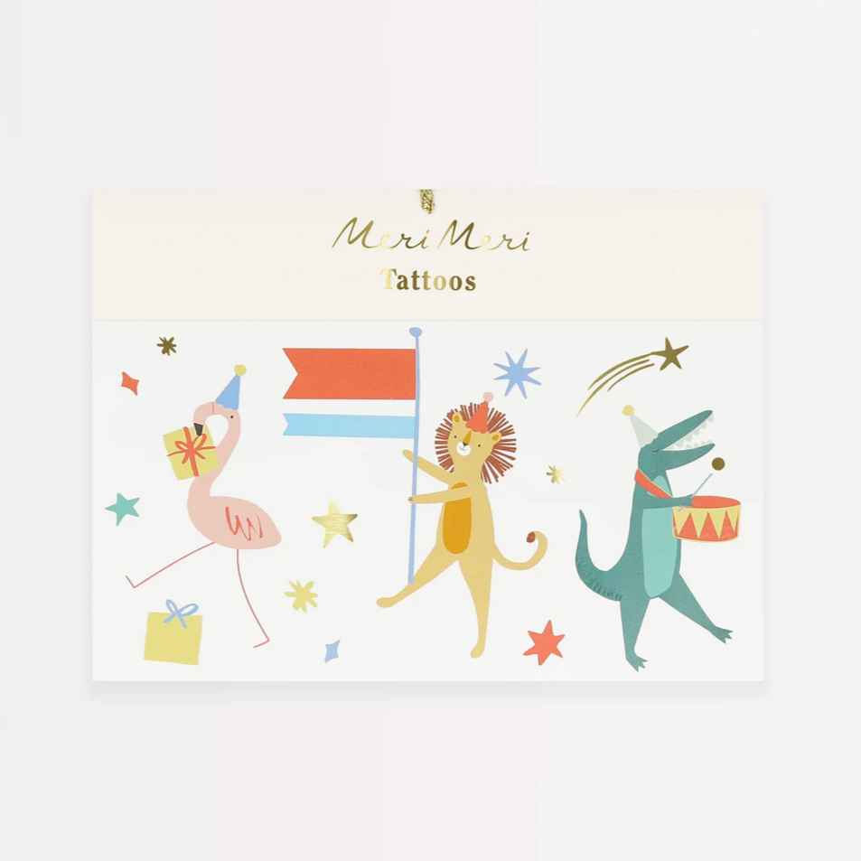 Animal Parade Tattoos