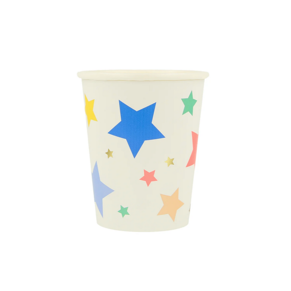 Happy Birthday Stars Cups (8pk)