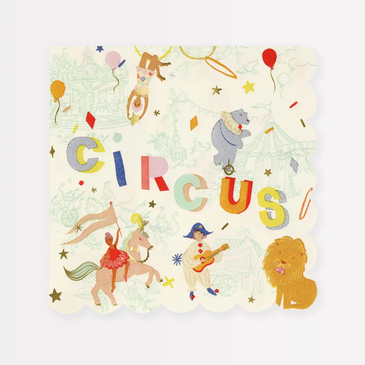 Circus Large Napkins (16pk)