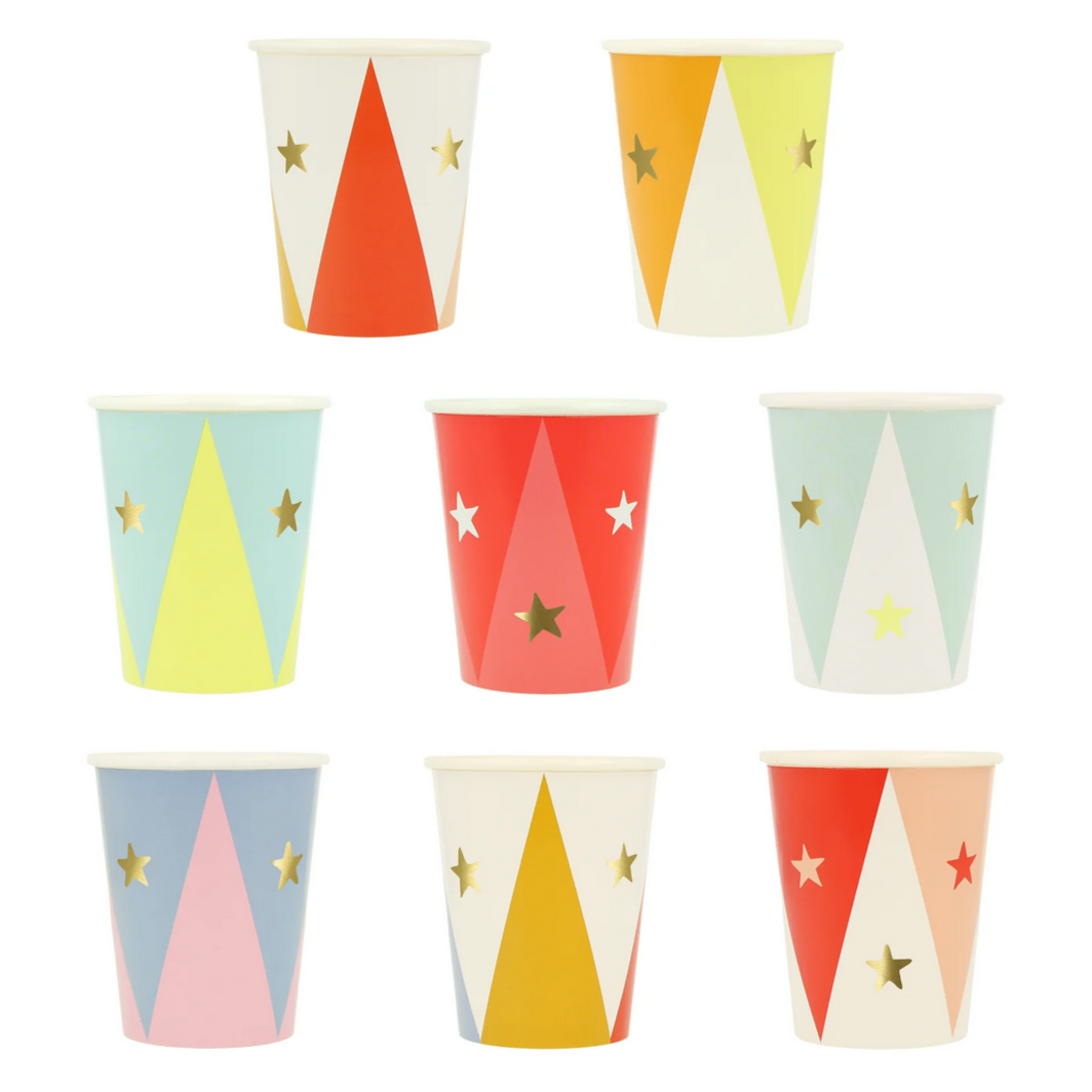 Circus Cups (pk8)