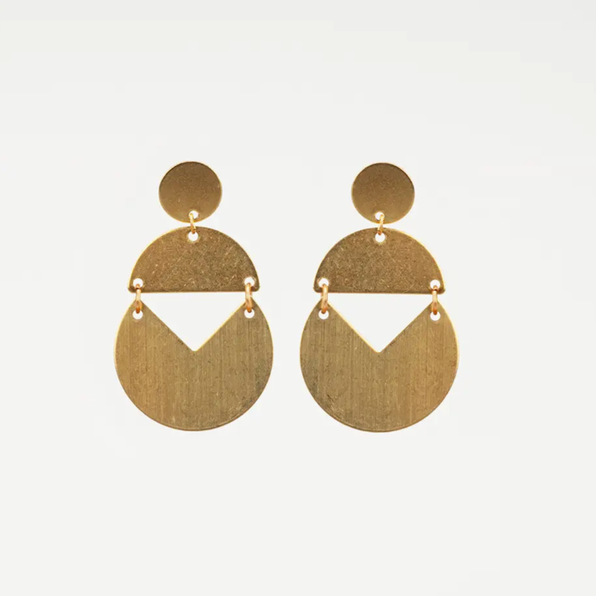 Pacman Post Earrings