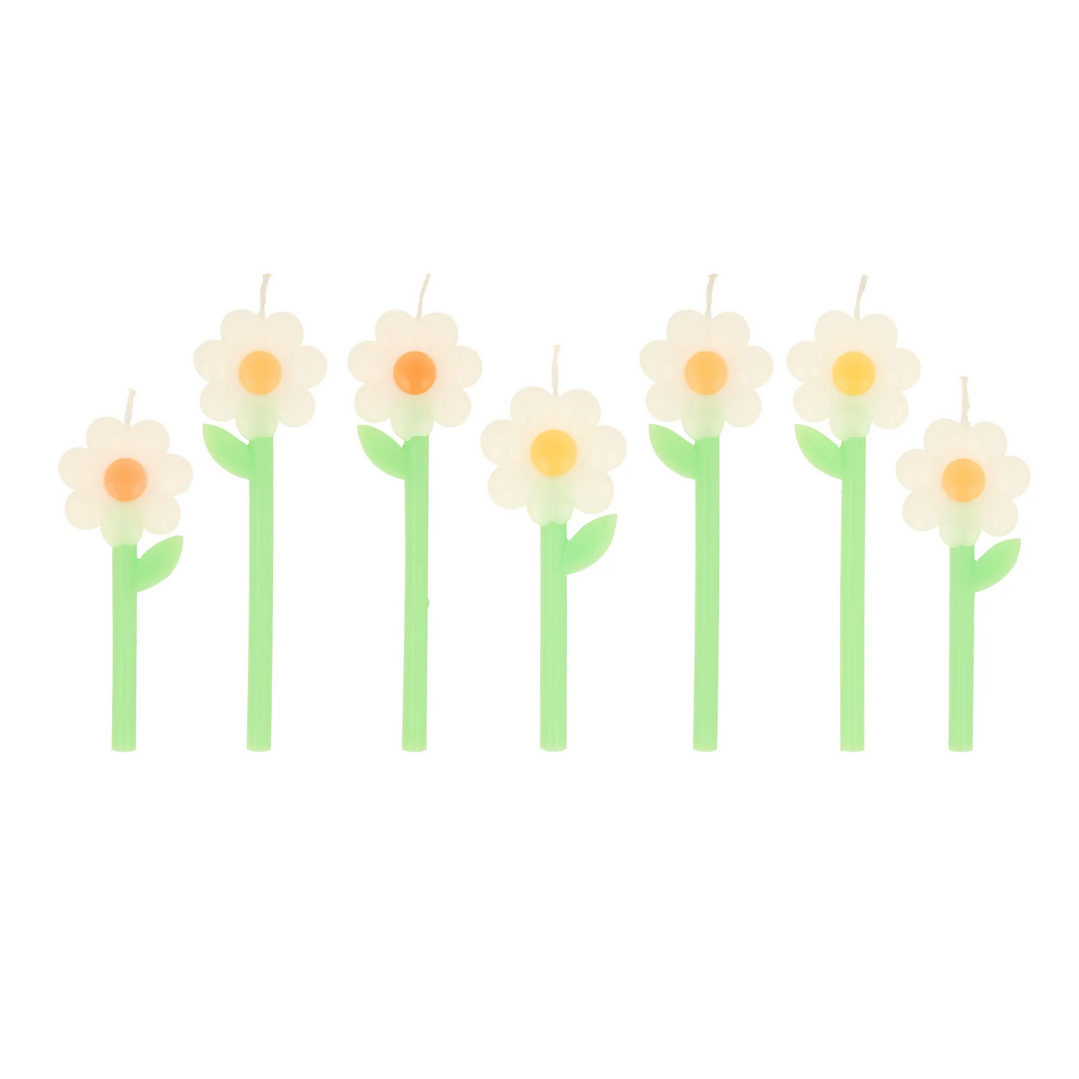 Daisy Candles (4pk)