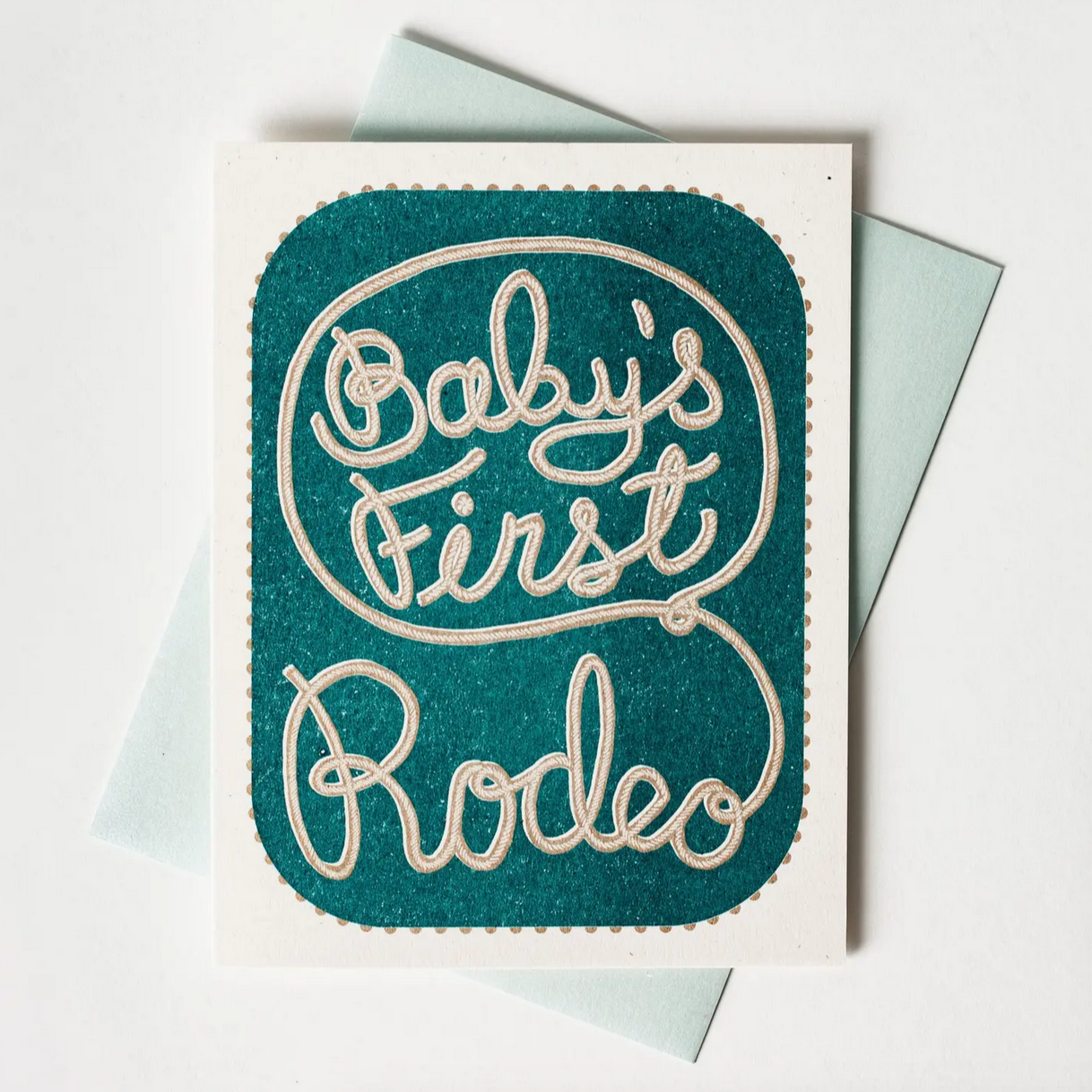 Baby's First Rodeo - Risograph Card