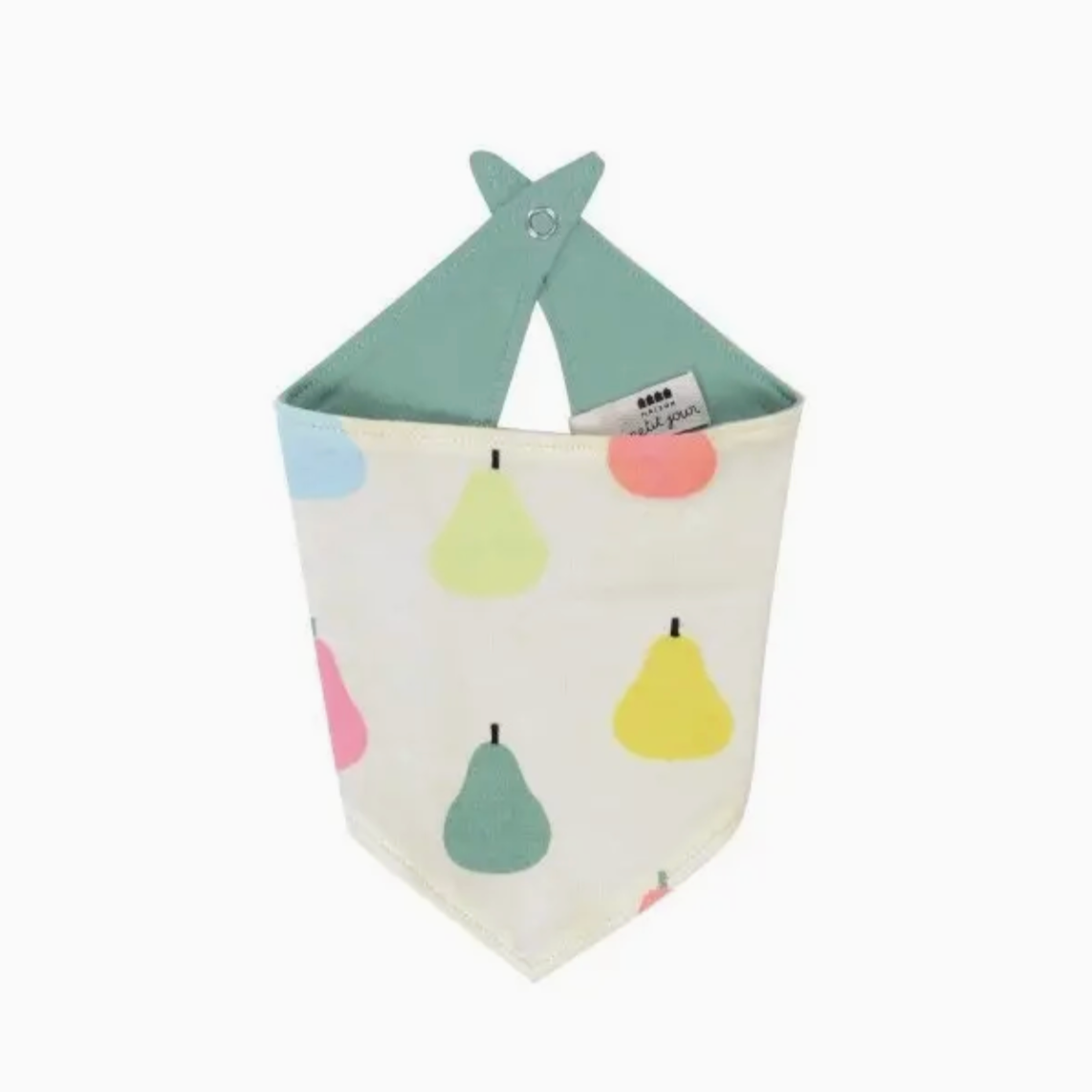 Bandana Bib -multicolor pears