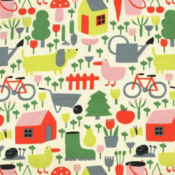 Coated Cotton Bib -countryside