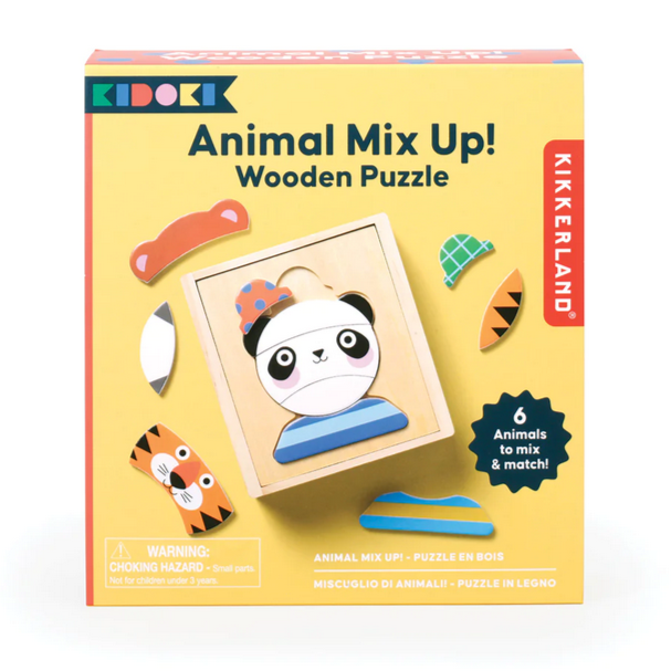 Animal Mix Up! Wooden Puzzle