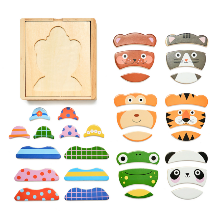Animal Mix Up! Wooden Puzzle