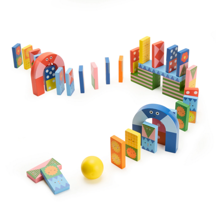 Topple Twist Dominoes