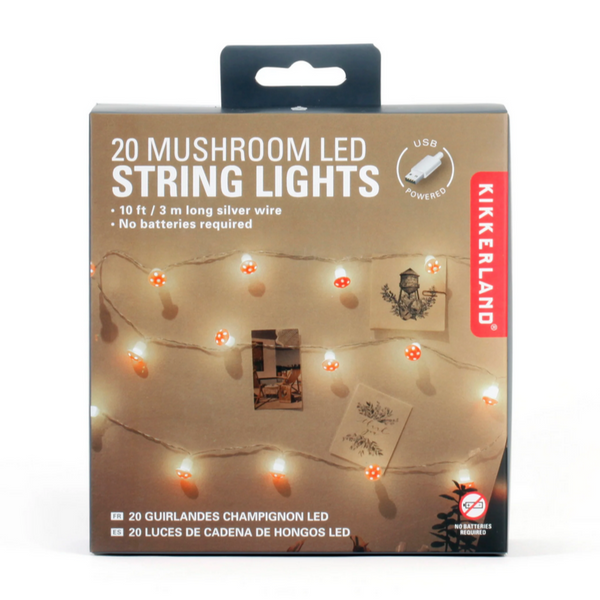 Mushroom String Lights -10 ft