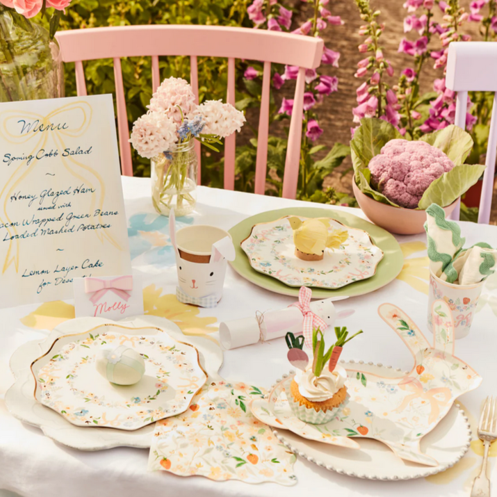 Elegant Floral Cups (8pk)