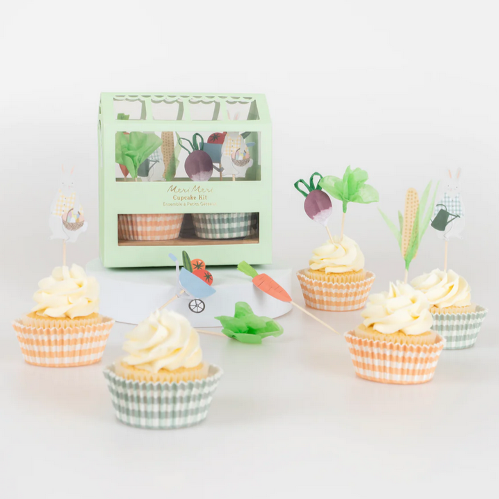 Bunny Greenhouse Cupcake Kit