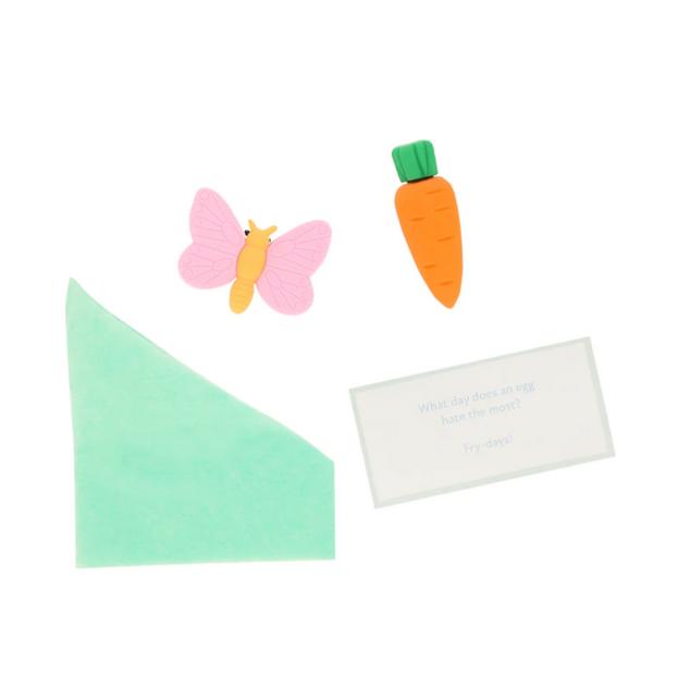 Gingham Bow Bunny Crackers