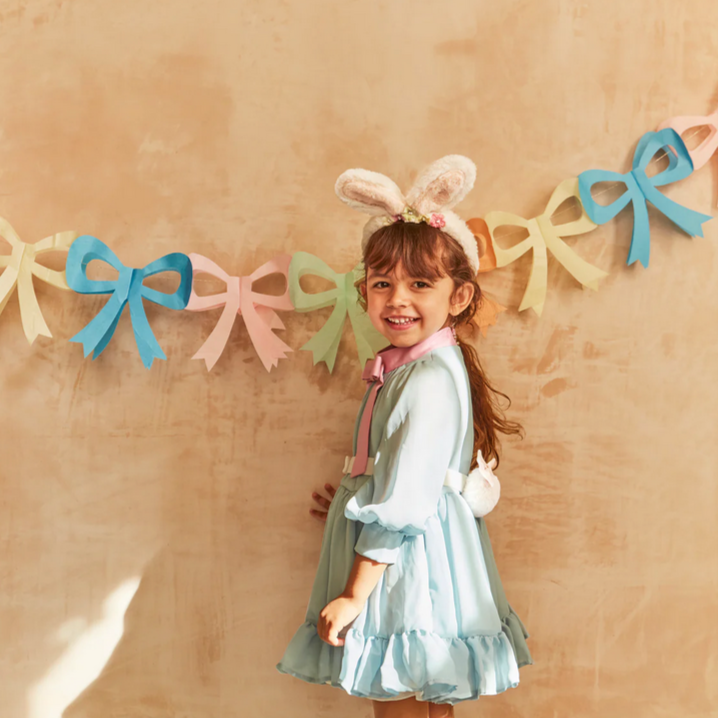 Tissue Paper Bow Garlands