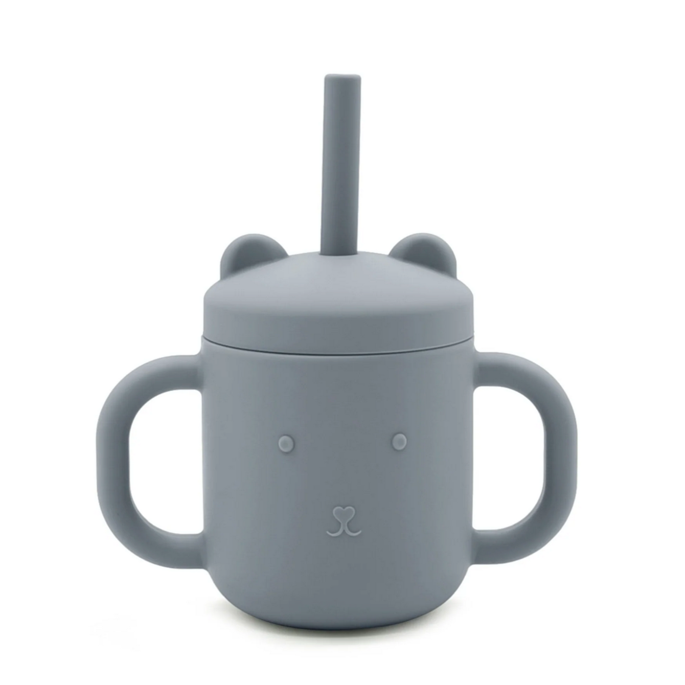 Silicone Straw Cup with Handles - trade winds