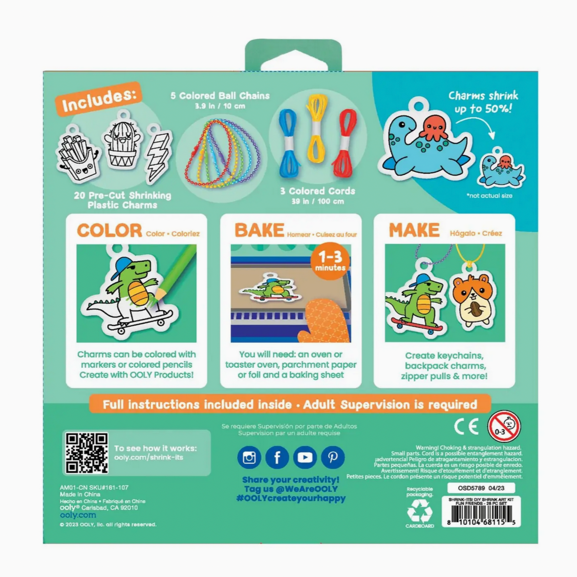 Shrink-Its! D.I.Y. Shrink Art Kit - Fun Friends