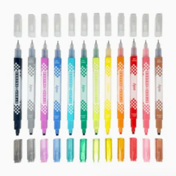 Stamp-A-Square Markers (set of 12)