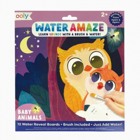 Water Amaze Water Reveal Boards - Baby Animals -13 pcs set (2-3yrs)