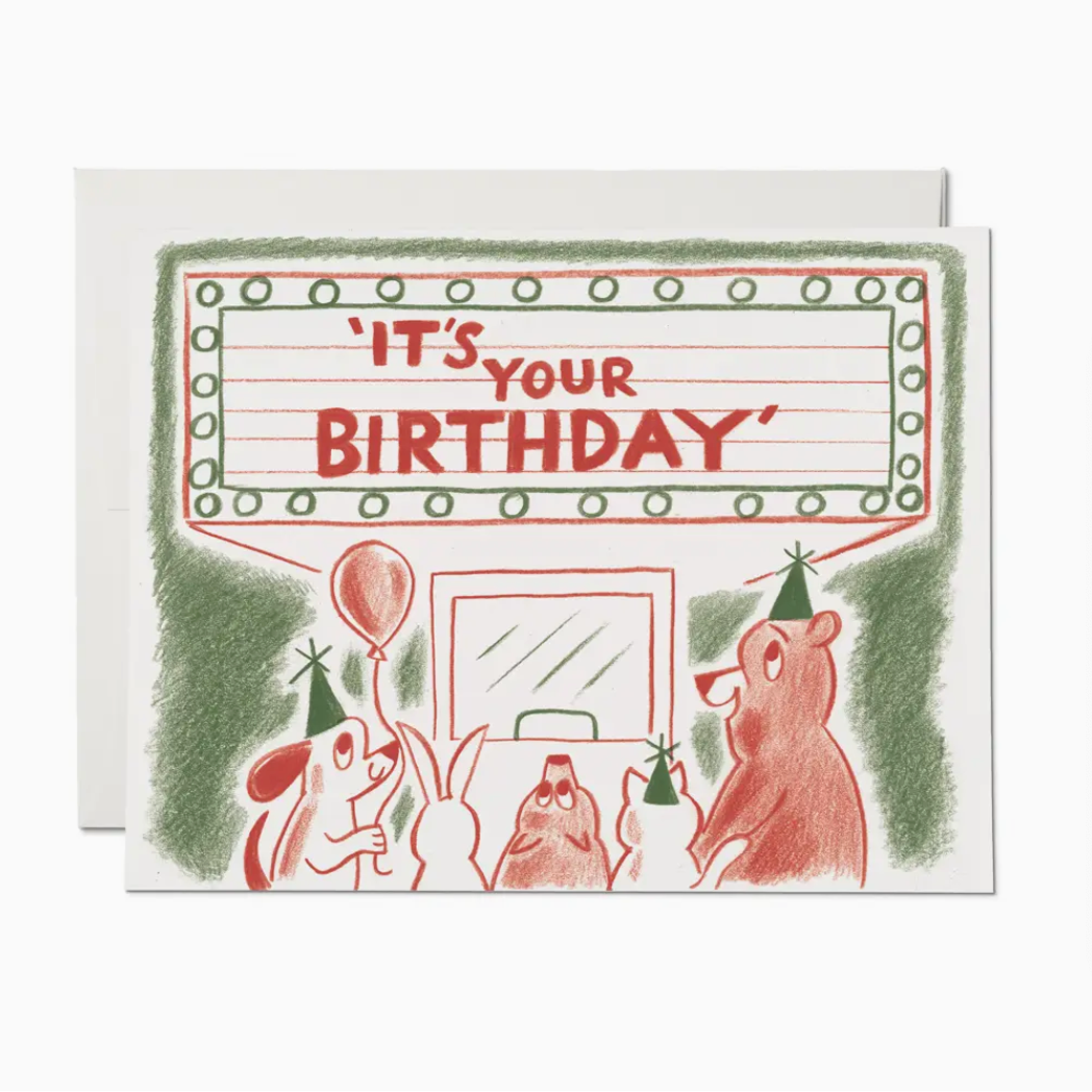 Birthday Marquee Card