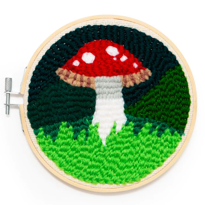 Mushroom Punch Needle Kit