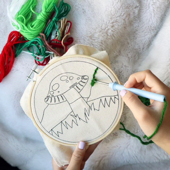 Mushroom Punch Needle Kit