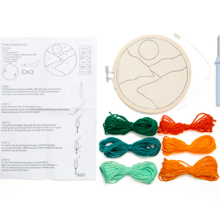Landscape Punch Needle Kit