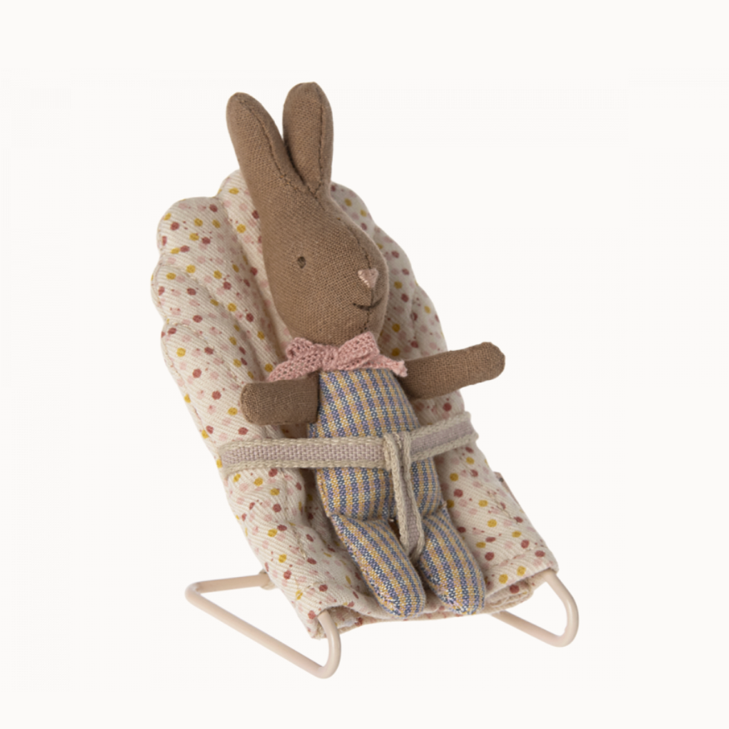 My Rabbit - rose & blue check