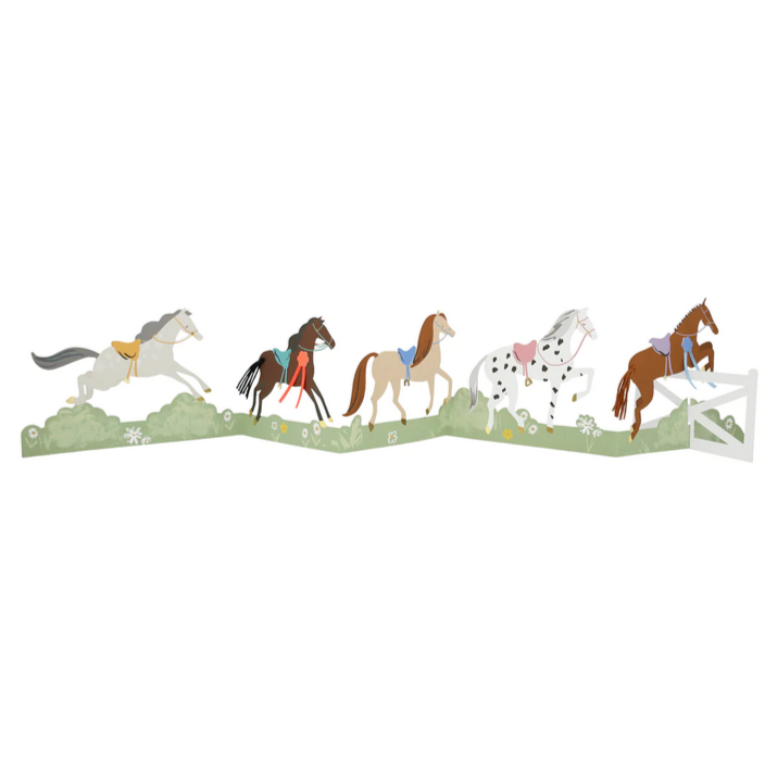 Concertina Horse Card
