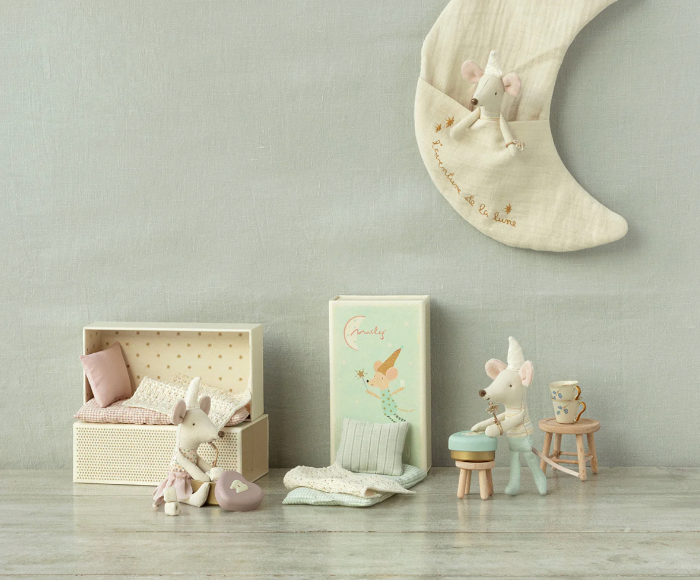 Tooth Fairy Mouse in Matchbox - little brother