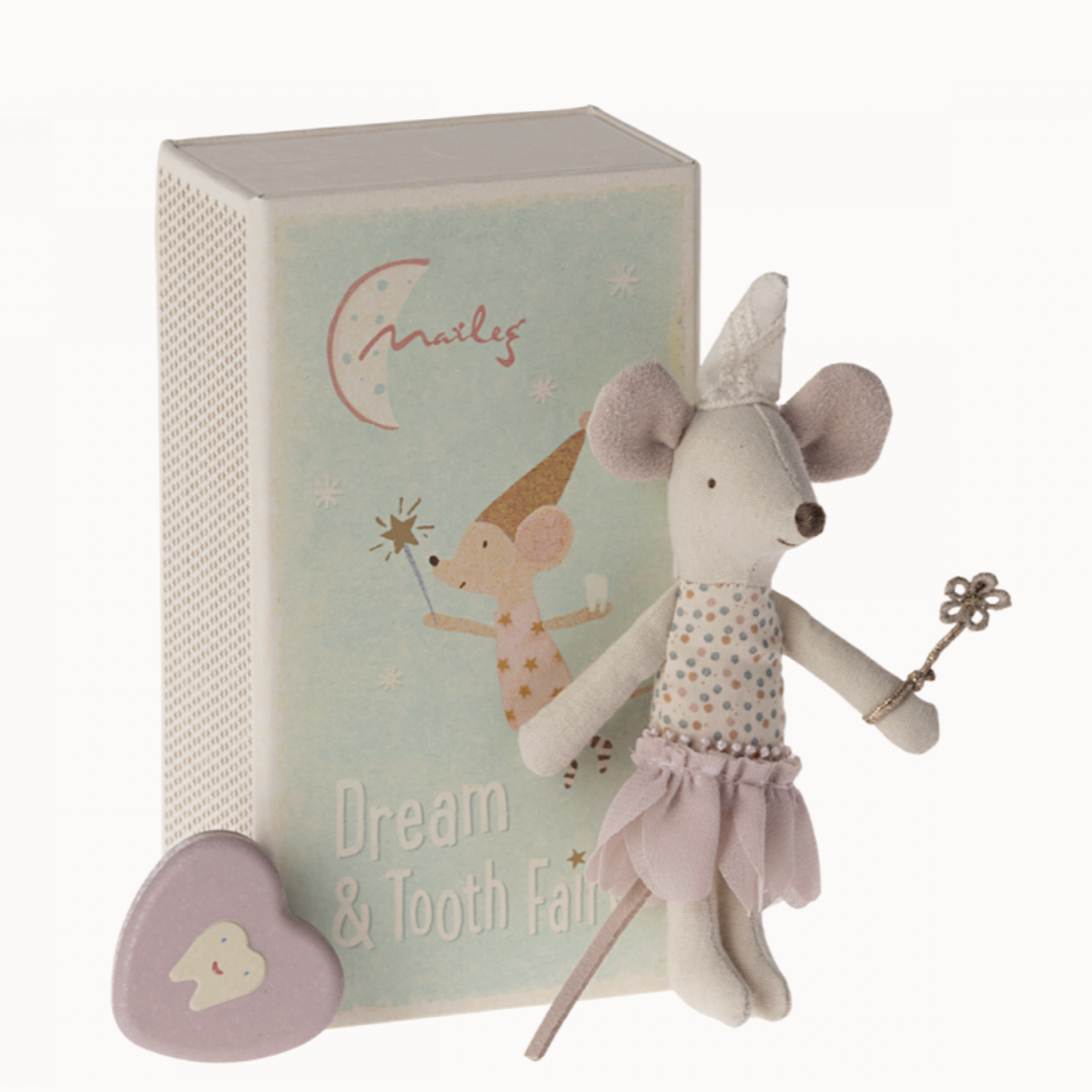 Tooth fairy mouse - Little sister in matchbox