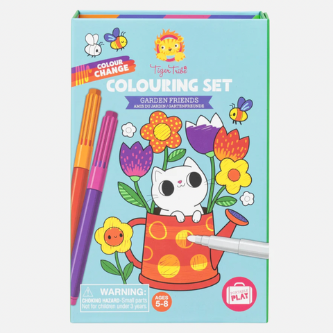 Color Change Coloring Set - Garden Friends (5-8yrs)
