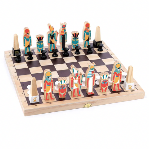 Vilac Chess Game Hieroglyph - Louvre x Vilac