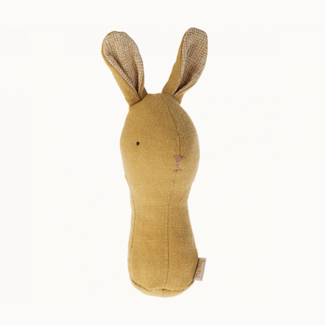 Bunny Rattle - dusty yellow