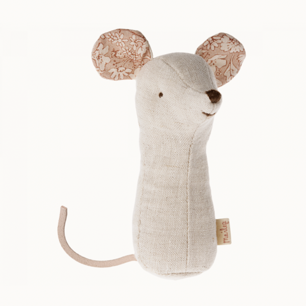 Mouse Rattle - natural