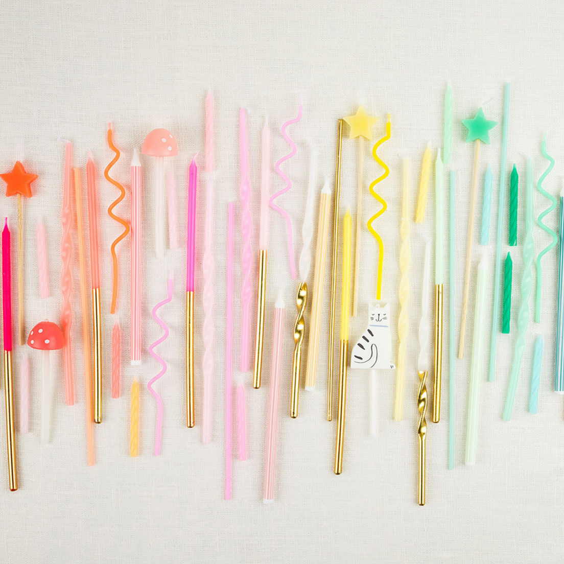 Super Skinny Mixed Candles (x36)