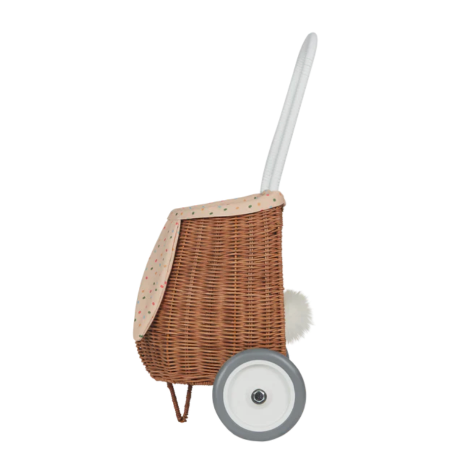 Rattan Bunny Luggy with Lining