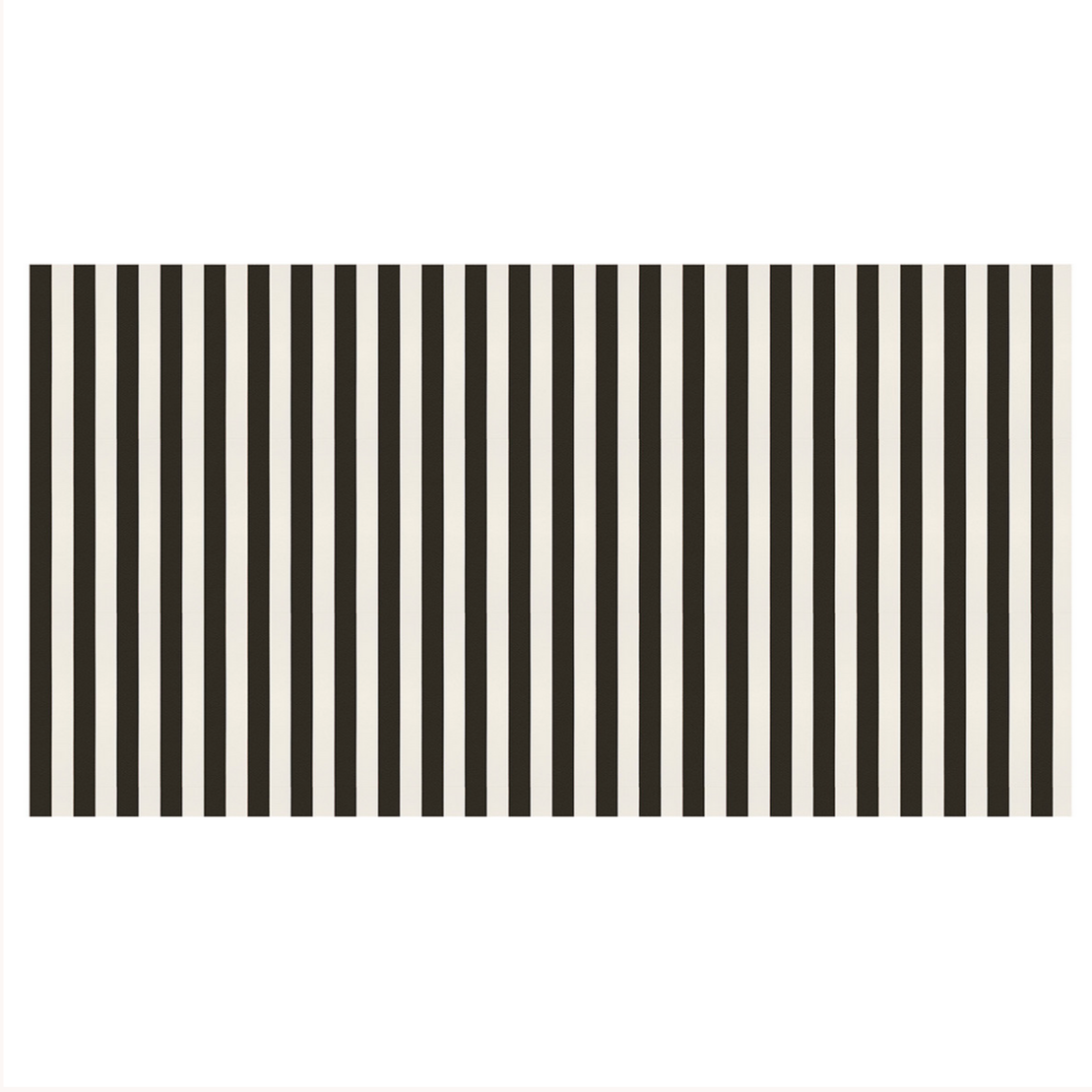 Black Striped Tablecloth