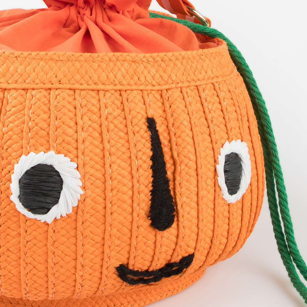Trick Or Treat Pumpkin Basket Bag
