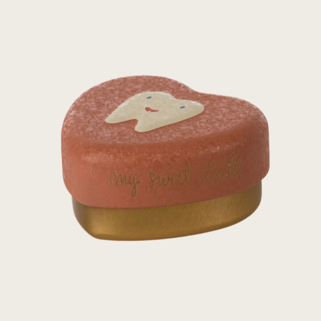 Heart Tooth Box -rose