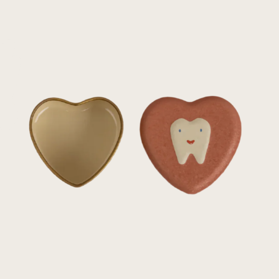 Heart Tooth Box -rose