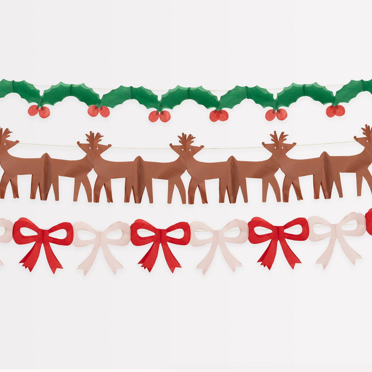 Tissue Paper Christmas Garland – TANTRUM tissue-paper-christmas-garland-tantrum
