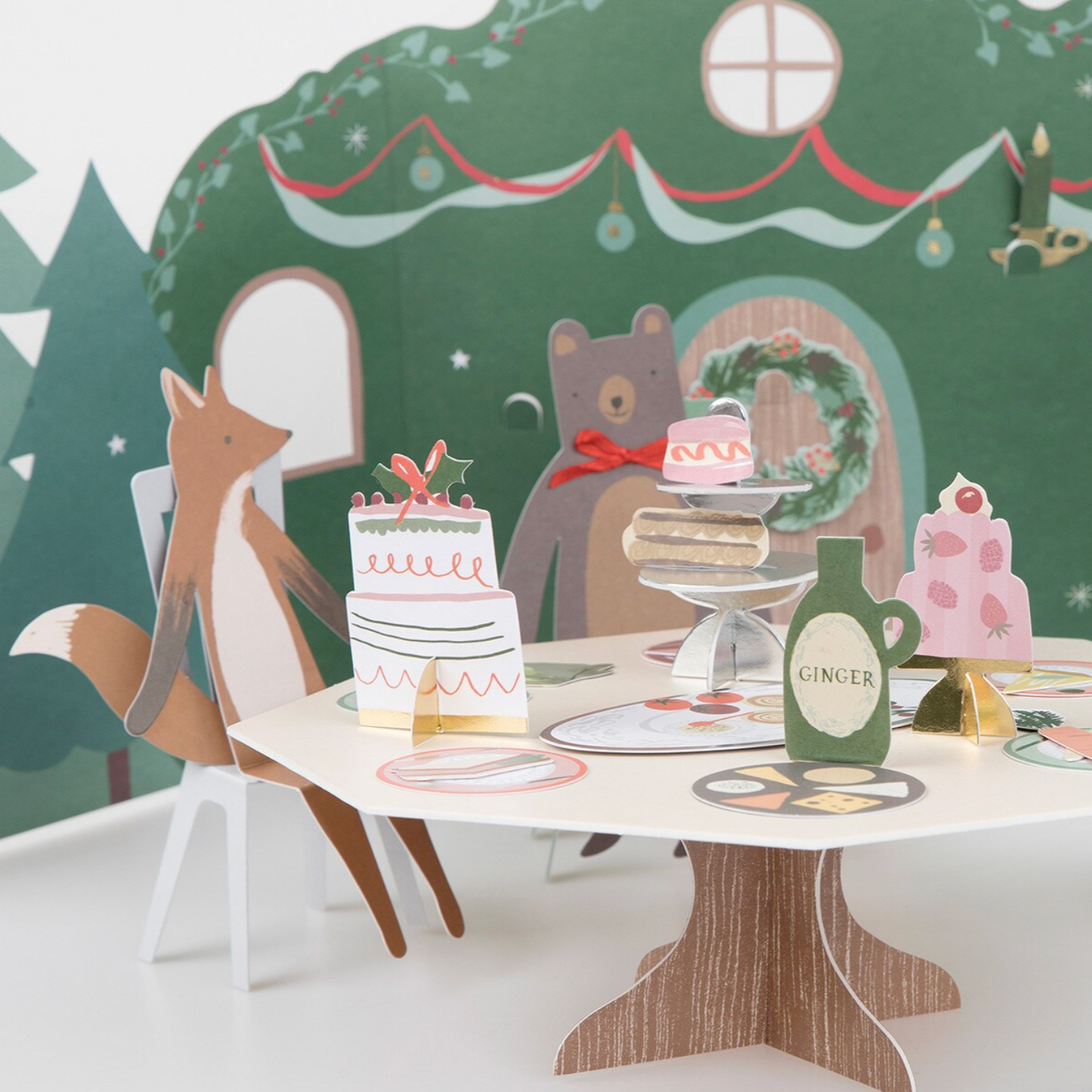 Owl's Party Paper Play Advent Calendar