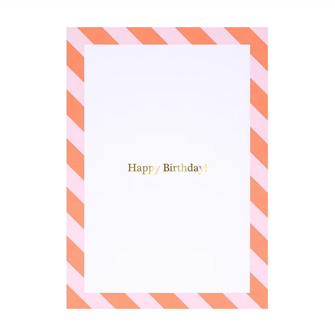 Honeycomb Ice Cream Sundae Birthday Card