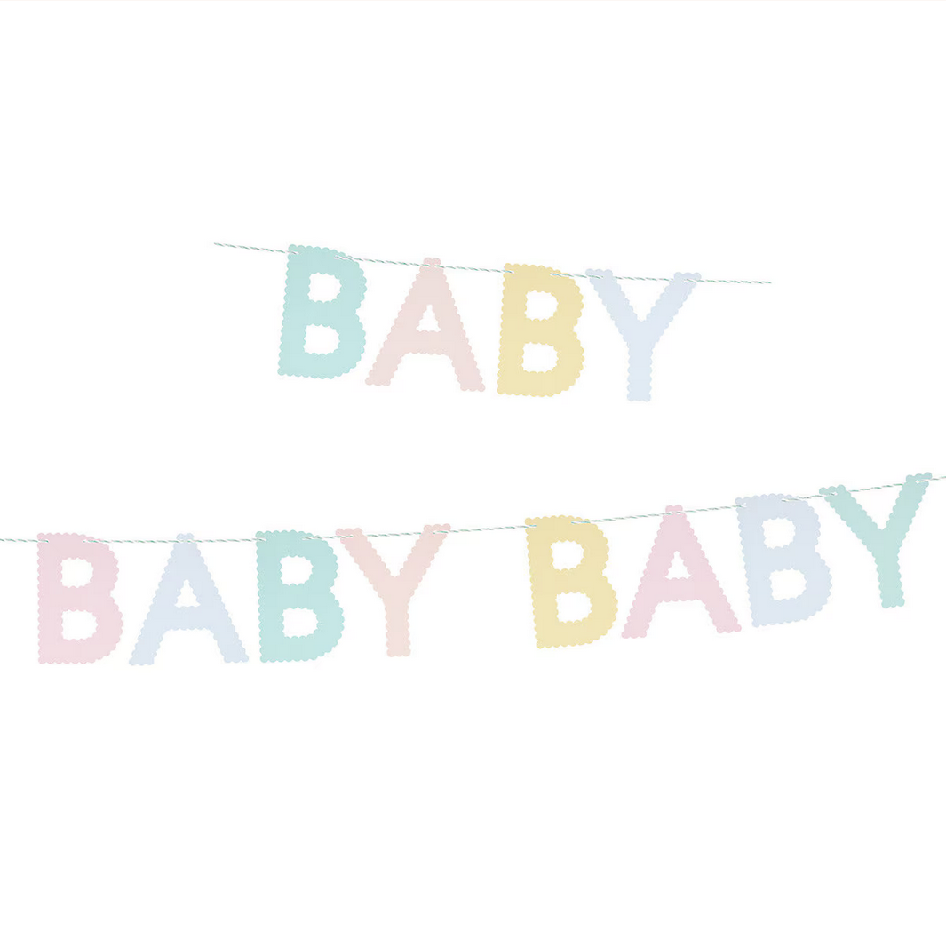 Scallop Edge Baby Garland